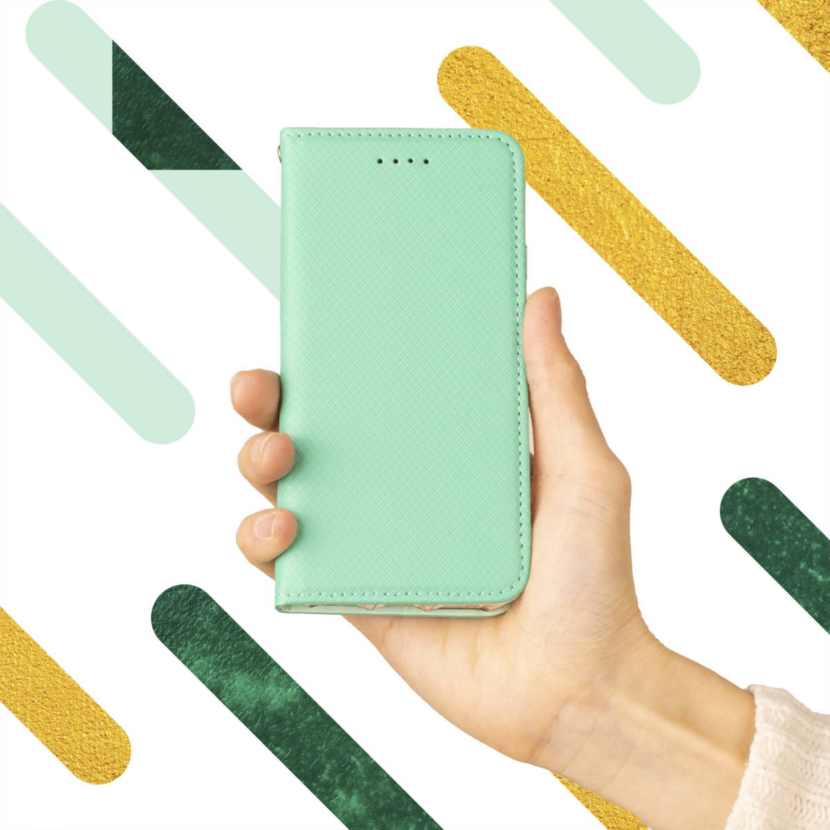 SONY Xperia10VI ケース 手帳型 おしゃれ シンプル カバー グリーン 緑 SO-52E SOG14 レザー A402SO XQ-ES44 安い Xperia106 送料無料 スマホケース