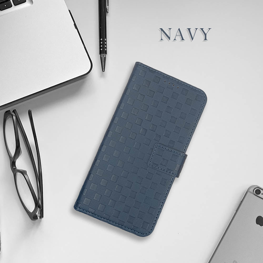 Google Pixel8a ケース 手帳型 Pixel7a カバー 格子柄 シンプル Pixel6a レザー 革 紺 青 チェック ピクセル 安い 送料無料 スマホケース