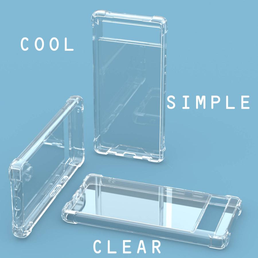 Google Pixel8a ケース クリアケース クリア 透明 Clear Pixel8 カバー ポリカーボネート TPU Pixel7a 人気 Pixel7 滑り止め 一体型 薄型 Pixel6a 安い 送料無料