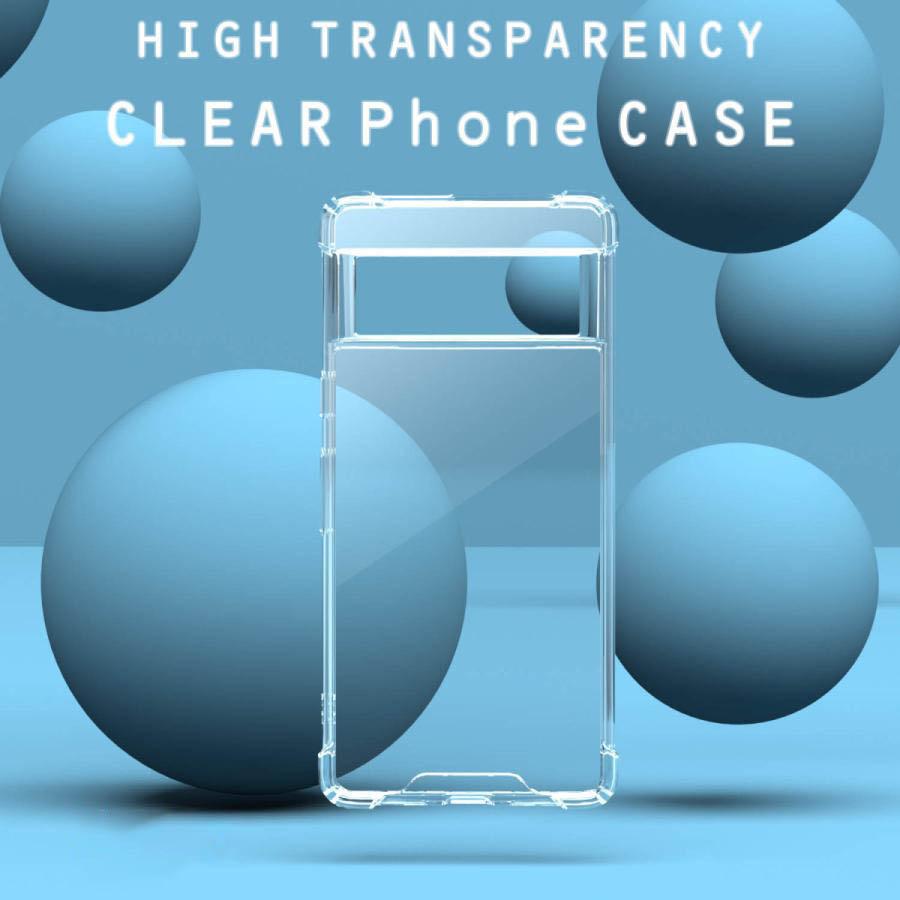 Google Pixel8a ケース クリアケース クリア 透明 Clear Pixel8 カバー ポリカーボネート TPU Pixel7a 人気 Pixel7 滑り止め 一体型 薄型 Pixel6a 安い 送料無料