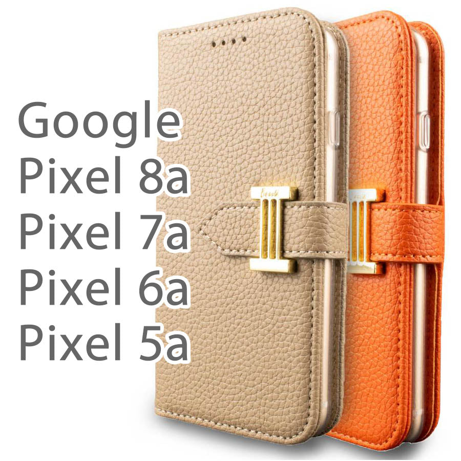 Google Pixel 8a ケース 手帳型 おしゃれ Pixel7a 茶色 ブラウン オレンジ カバー Pixel6a ストラップ ミラー レザー 革 Pixel5a かわいい 安い スマホケース 送料無料