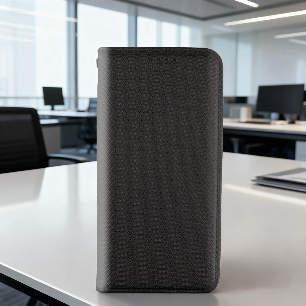 らくらくスマートフォンa ケース 手帳型 おしゃれ シンプル A401FC カバー スマホカバー ブラック 黒 レザー 革