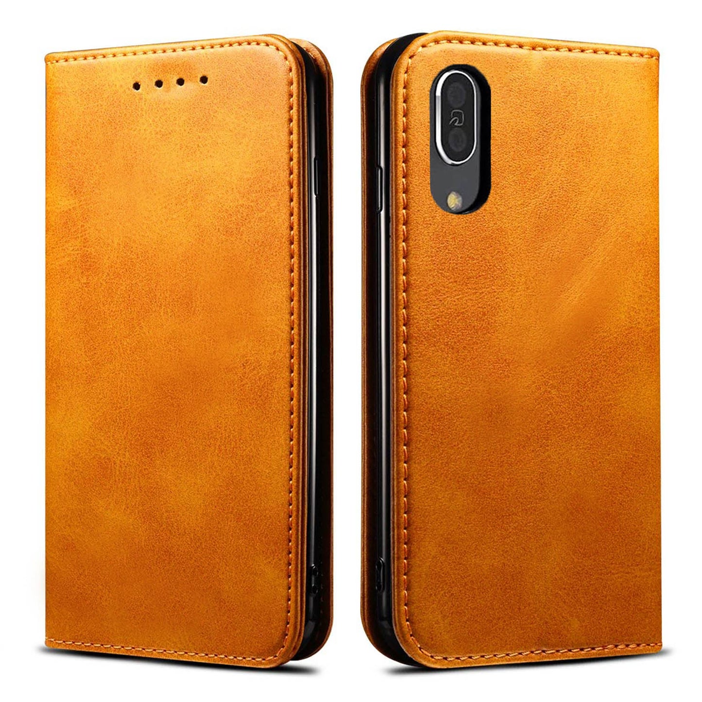 Galaxy A235G ケース 手帳型 A23 5G 茶色 ブラウン レザー シンプル SC-56C SC56C SCG18 カバー ギャラクシーA23 送料無料 安い スマホケース