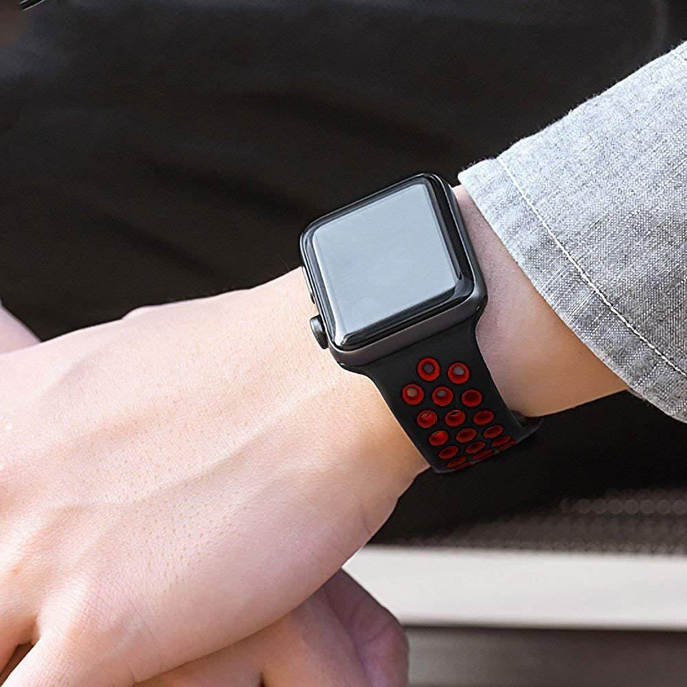 apple watch バンド 白 赤 黒 黄色 アップルウォッチ バンド apple watchバンド 45mm 44mm 42mm 兼用 アップルウォッチ バンド スポーツ シリコン シリコンバンド おしゃれ レディース メンズ se スポーツバンド 軽量 シリーズ series SE 7 6 5 4 3 2 1 運動 送料無料