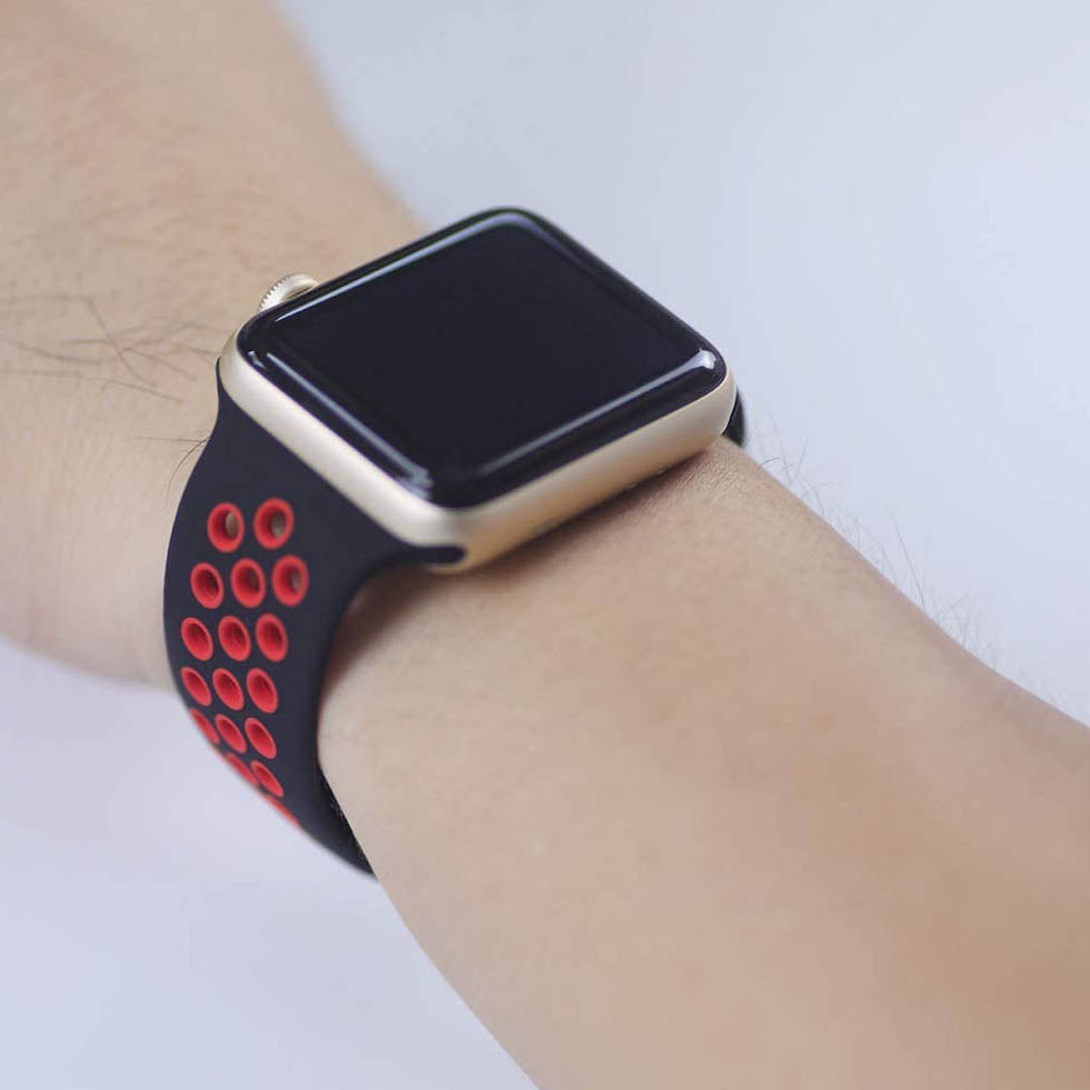 apple watch バンド 白 赤 黒 黄色 アップルウォッチ バンド apple watchバンド 45mm 44mm 42mm 兼用 アップルウォッチ バンド スポーツ シリコン シリコンバンド おしゃれ レディース メンズ se スポーツバンド 軽量 シリーズ series SE 7 6 5 4 3 2 1 運動 送料無料