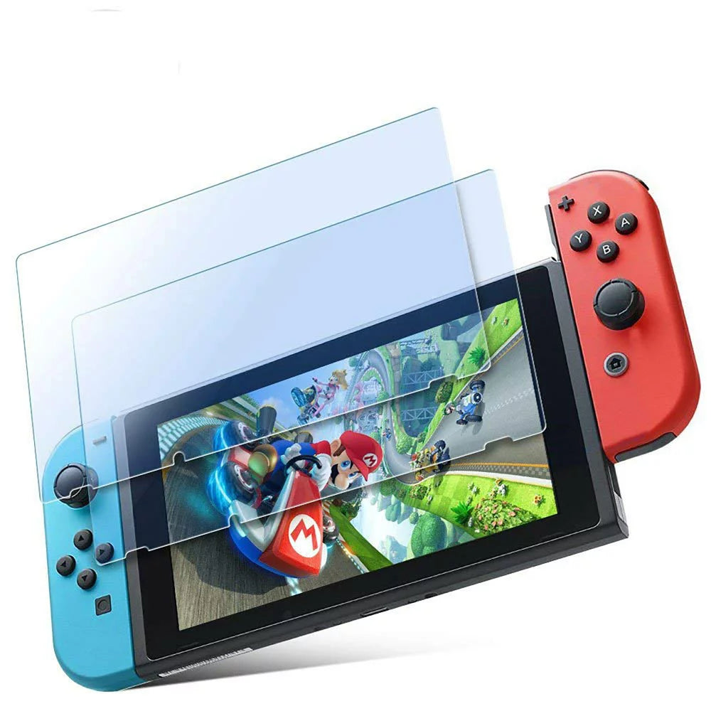 任天堂　スイッチ ガラスフィルム switch フィルム 2枚 ブルーライト ブルーライトカットフィルム Nintendo Switch l