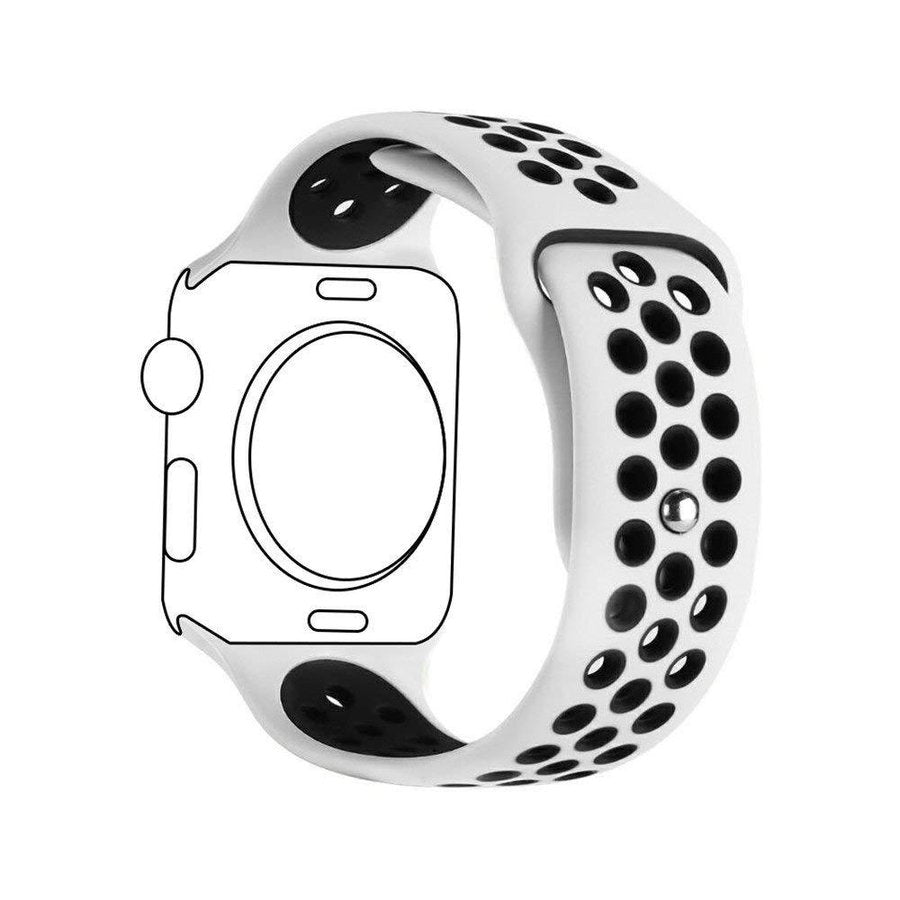 アップルウォッチ シリコンバンド Apple Watch 38mm 40mm 白