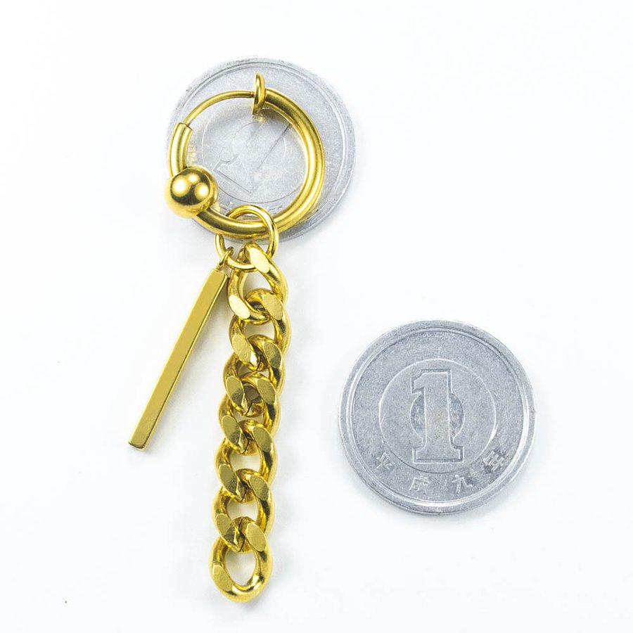 イヤリング メンズ フェイクピアス メンズ イヤーカフ 金属アレルギー対応 bts イヤリングメンズ 激安 ノンホールピアス 両耳 レディース シンプル リングピアス フープピアス テテ ジミン 愛用 モデル チェーン スティック 揺れる 金 ゴールド セット 送料無料