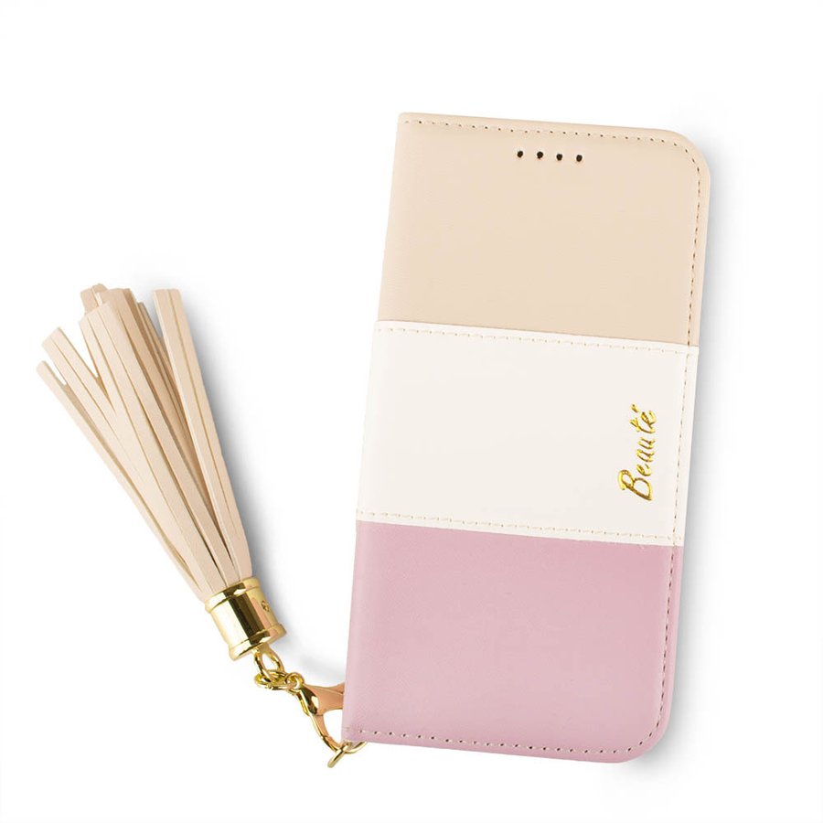 AQUOS Wish3 ケース wish2 カバー 手帳型 Sense3 lite basic AndoroidOneS7 ミラー 鏡 ストラップ ピンク ホワイト ベルトなし 送料無料