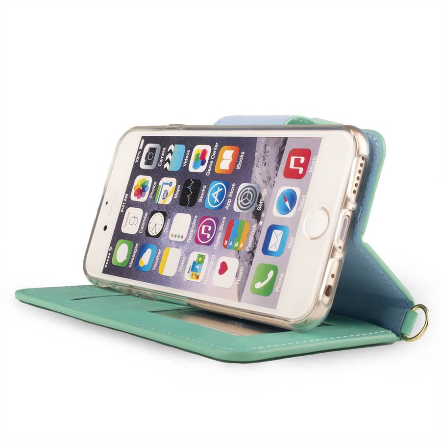 iphone ケース 手帳型 エメラルドグリーン 緑 アンティーク ボタン スタンド機能 おしゃれ 安い カバー かわいい スマホケース