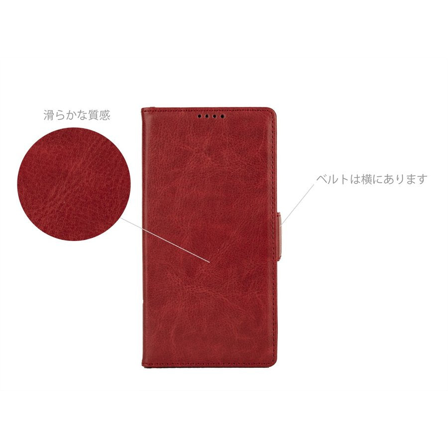 xperia XZs ケース 手帳型 602SO sov35 エクスペリアxz 手帳 スマホケース レザー 革 ブラウン 茶色 赤 送料無料