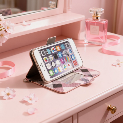 iphone16 ケース 手帳型 おしゃれ iphone16e カバー iphone15 かわいい iphone14 iphone13 iphone12 se3 ピンク ベージュ 鏡 ストラップ iphone8