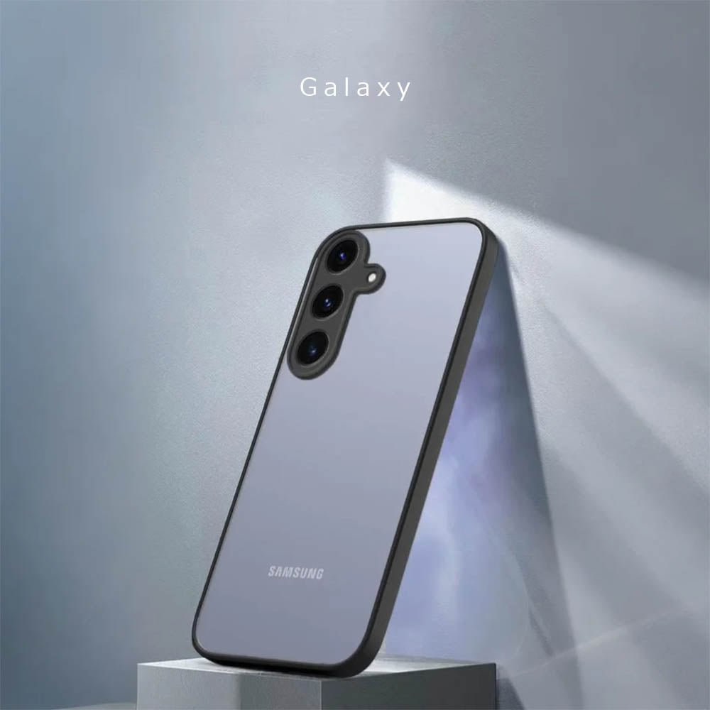 Galaxy S25 S24 ケース  マット 半透明 SCG25 SC51F SCG31 SMS931Z SCG25 SC51E カバー バンパー 指紋防止 ブラック 肌触感