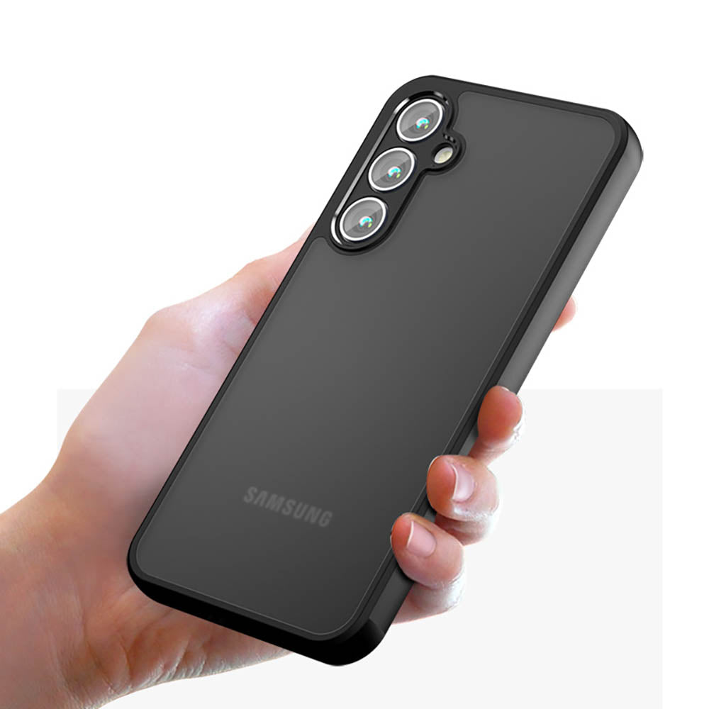 Galaxy S25 S24 ケース  マット 半透明 SCG25 SC51F SCG31 SMS931Z SCG25 SC51E カバー バンパー 指紋防止 ブラック 肌触感