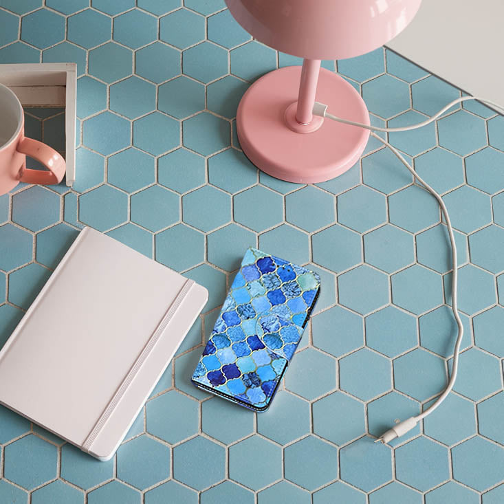 Google Pixel 8a ケース 手帳型 モロッカン モロッコタイル Pixel8a おしゃれ 人気 Pixel7a モザイクタイル Pixel6a カバー ベルト エメラルドグリーン ブルー 緑 青 革 レザー 送料無料 安い スマホケース