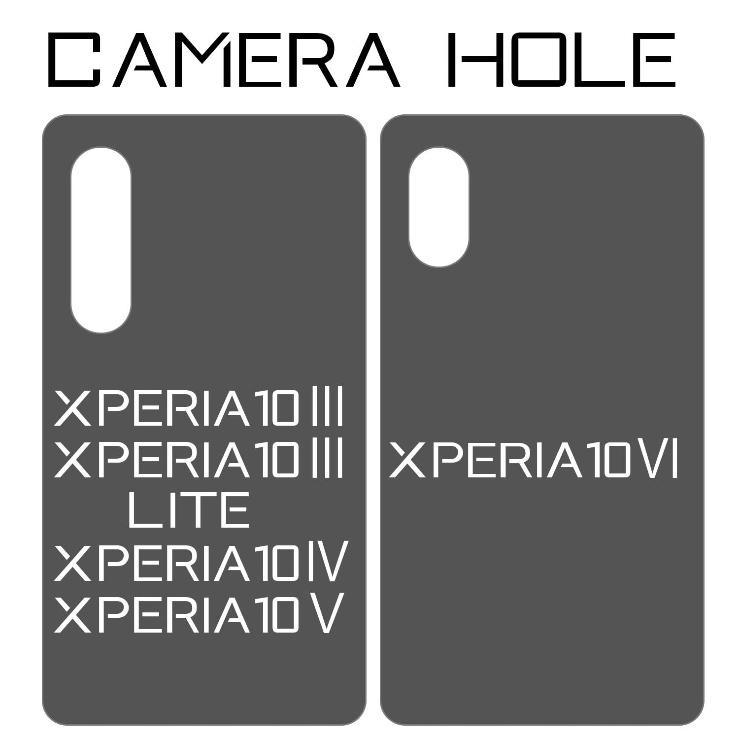 Xperia 10 VI カメラホール ケース Xperia10VI SO-52E SOG14 XQ-ES44 A402SO Xperia10V カバー Xperia10IV Xperia10III Xperia10IIILite スマホケース
