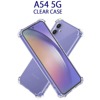 Samsung Galaxy A54 5G ƒP�[ƒX “§–¾ SCG21 ƒNƒŠƒAƒP�[ƒX SC53D ƒJƒo�[ SC-53D “§–¾ƒP�[ƒX ƒNƒŠƒA “§–¾ ƒ|ƒŠƒJ�[ƒ{ƒl�[ƒg TPU ƒoƒ“ƒp�[ ”–Œ^