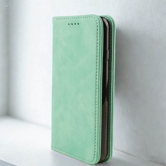 Pixel9a ケース 手帳型 おしゃれ Pixel8a カバー Pixel7a スマホケース ピクセル9a グリーン 緑 エメラルドグリーン レザー 革