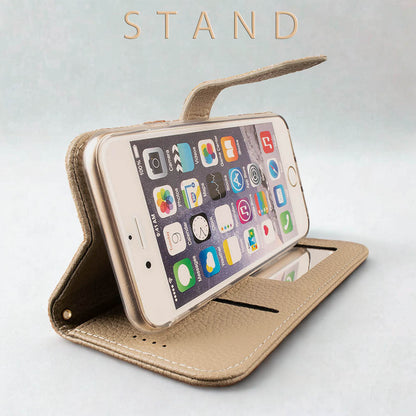 iPhone16 ケース 手帳型 おしゃれ iPhone15 カバー iPhonese SE3 iPhone14 iPhone13 iPhone12 鏡 ベージュ オレンジ iPhone8