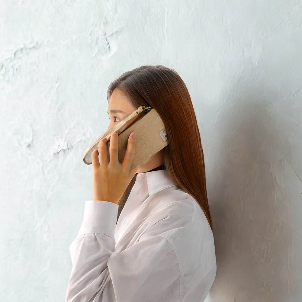 iPhone16 ケース 手帳型 おしゃれ iPhone15 カバー iPhonese SE3 iPhone14 iPhone13 iPhone12 鏡 ベージュ オレンジ iPhone8