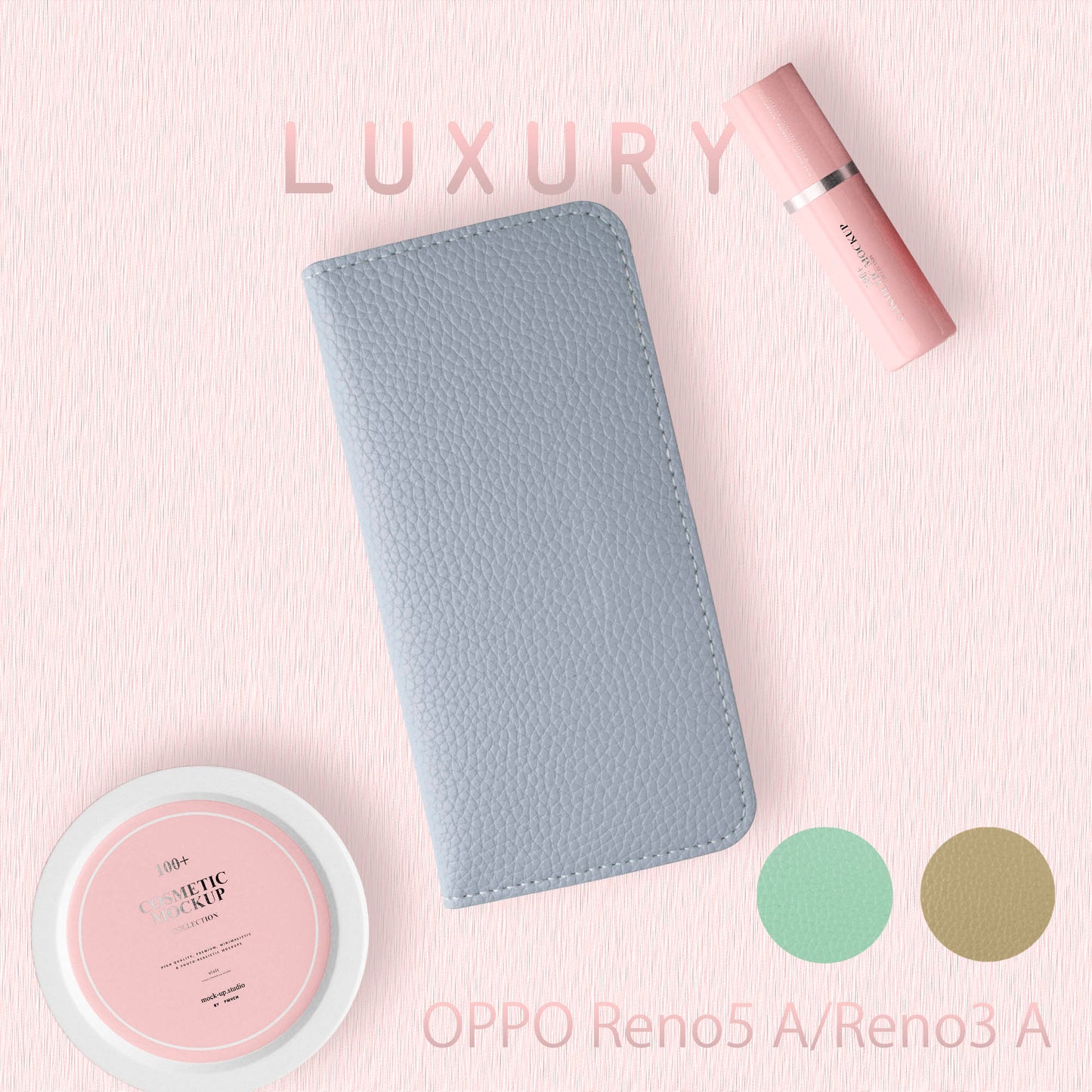 oppo reno5 a ケース 手帳型 A101OP CPH2199 カバー oppo reno 3a 手帳 reno3a スマホケース シュリンクレザー レザー 革 ベルトなし ノンベルト 薄型 薄い 送料無料