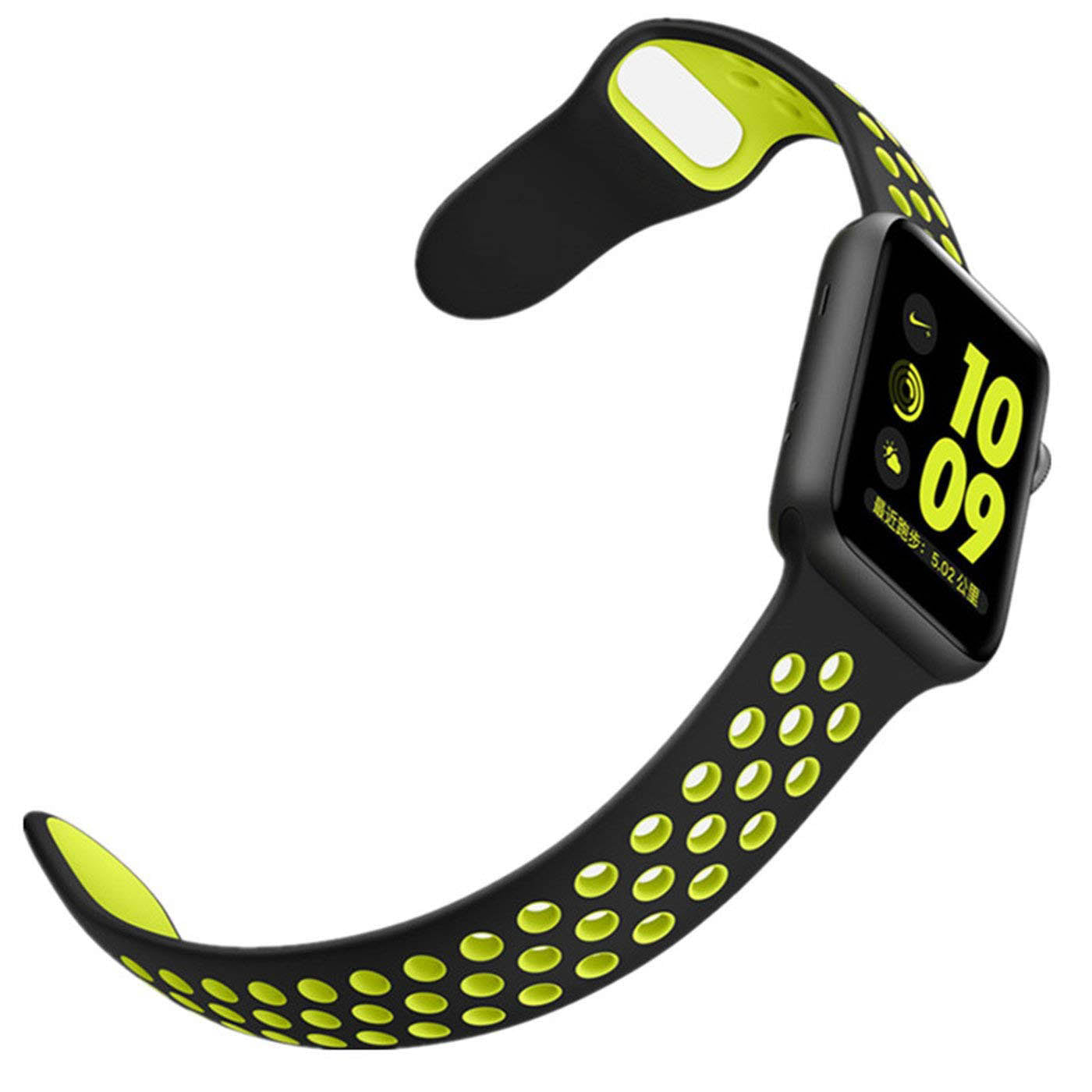 apple watch バンド 白 赤 黒 黄色 アップルウォッチ バンド apple watchバンド 45mm 44mm 42mm 兼用 アップルウォッチ バンド スポーツ シリコン シリコンバンド おしゃれ レディース メンズ se スポーツバンド 軽量 シリーズ series SE 7 6 5 4 3 2 1  運動 送料無料