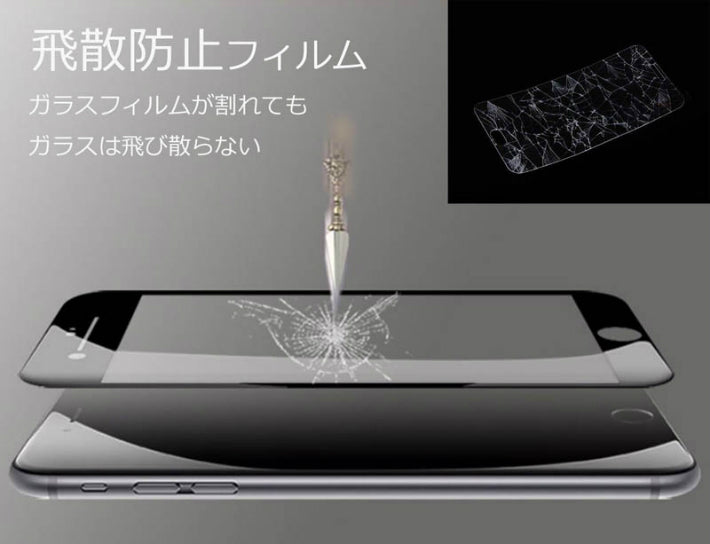 iPhoneSE3 SE 第3世代 フィルム iPhoneSE2 保護フィルム スマホフィルム iphone8 液晶保護シート 全面保護 強化ガラス 耐衝撃 キズ防止 高透過率 4.7 黒枠 送料無料