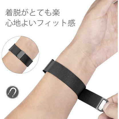 アップルウォッチ バンド 2本セット ステンレス 38mm 40mm 41mm 45mm 44mm 42mm apple watch バンド 黒 銀 ブラック シルバー series SE 7 6 5 4 3 2 1 ベルト レディース メンズ メッシュ 送料無料