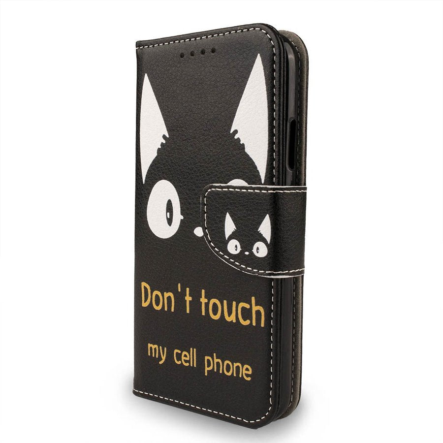 xiaomi redmi note 9s ケース 手帳型 シャオミ カバー 通販 レザー 革 黒猫 猫 ねこ 可愛い キャラクター アニマル 動物 スタンド機能
