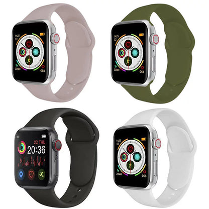 apple watch バンド 45mm 44mm 42mm 38mm 40mm 41mm アップルウォッチ バンド 白 黒 紫 緑 スポー –  EUROKOHAKU